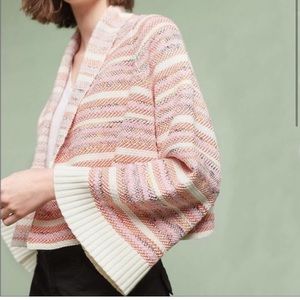 𝅺Anthropologie’s Moth Mahalia Kimono Cardigan 3/4 Sleeve Knit Sweater Size M